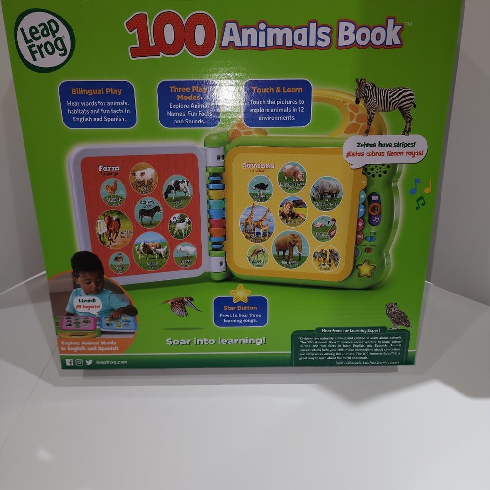 100 ANIMALS BOOK NWOT - Picture 4 of 4